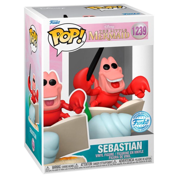 Figura POP! 1239 Disney La Sirenita Sebastian Exclusiva