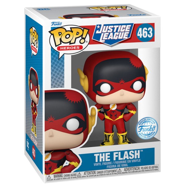 Figura POP! 463 DC Comics Liga de la Justicia The Flash Exclusiva