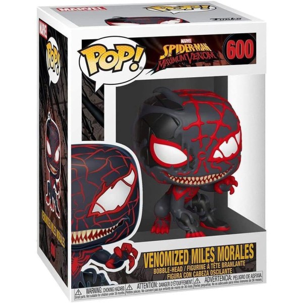 Figura POP! 600 Marvel Max Venom Miles Morales