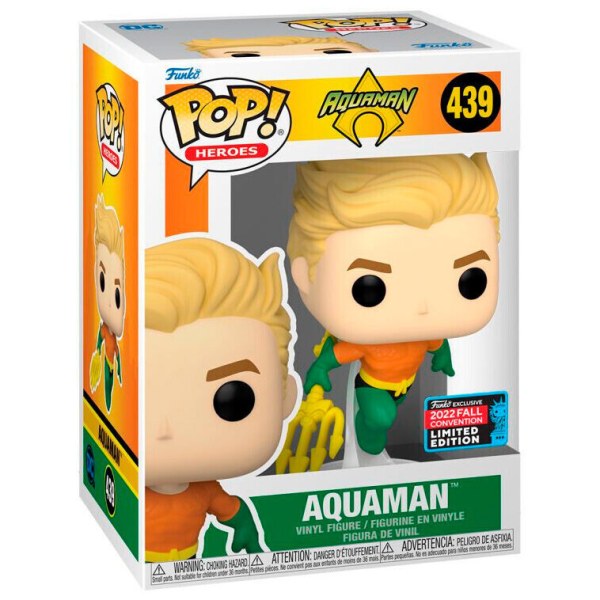 Figura POP! 439 de Aquaman de DC Comics - Exclusiva de Aquaman