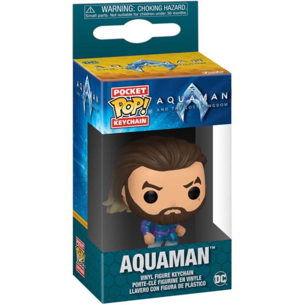 Llavero POP de bolsillo DC Comics Aquaman y el Reino Perdido Aquaman