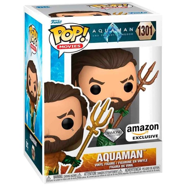 Figura POP! 1301 DC Comics Aquaman y el Reino Perdido - Exclusiva de Aquaman