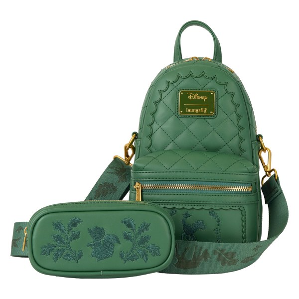 Bolso bandolera convertible con textura acolchada y monedero Bambi - DISNEY LOUNGEFLY