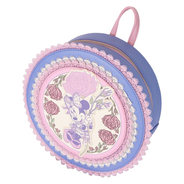 Mini mochila Minnie con flores y encaje - DISNEY LOUNGEFLY