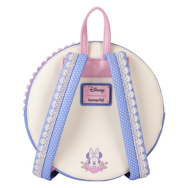 Mini mochila Minnie con flores y encaje - DISNEY LOUNGEFLY