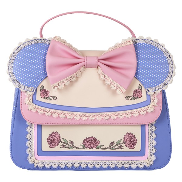 Bolso bandolera de Minnie con flores y encaje - DISNEY LOUNGEFLY