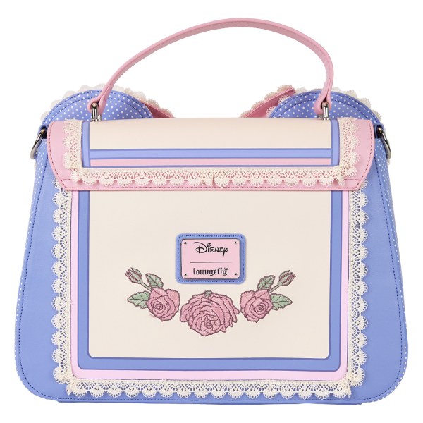 Bolso bandolera de Minnie con flores y encaje - DISNEY LOUNGEFLY