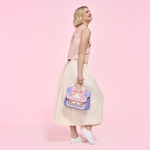 Bolso bandolera de Minnie con flores y encaje - DISNEY LOUNGEFLY