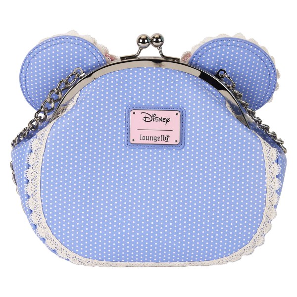 Bolso bandolera con cierre de beso y encaje floral de Minnie - DISNEY LOUNGEFLY