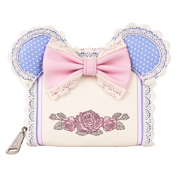 Cartera Minnie con flores y orejas de encaje - DISNEY LOUNGEFLY
