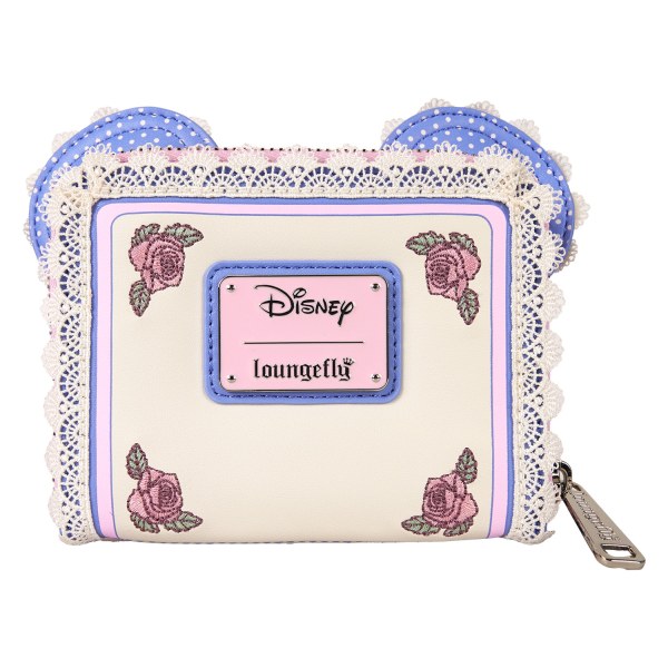 Cartera Minnie con flores y orejas de encaje - DISNEY LOUNGEFLY