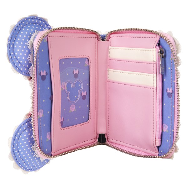Cartera Minnie con flores y orejas de encaje - DISNEY LOUNGEFLY