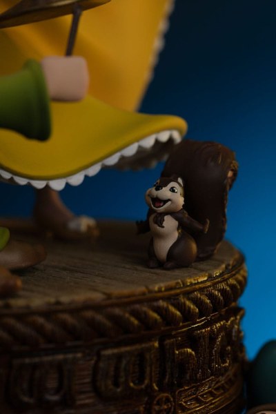 Estatuilla de Blanca Nieves y los 10 enanitos Escala de arte 1 Blanca Nieves y Dopey Edición Deluxe 21 cm