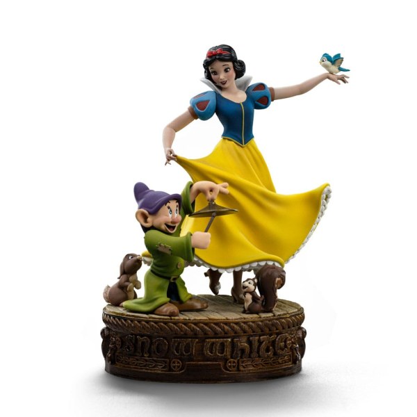 Estatuilla de Blanca Nieves y los siete enanitos Escala de arte 1 Blanca Nieves y Dopey 21 cm