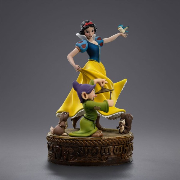 Estatuilla de Blanca Nieves y los siete enanitos Escala de arte 1 Blanca Nieves y Dopey 21 cm