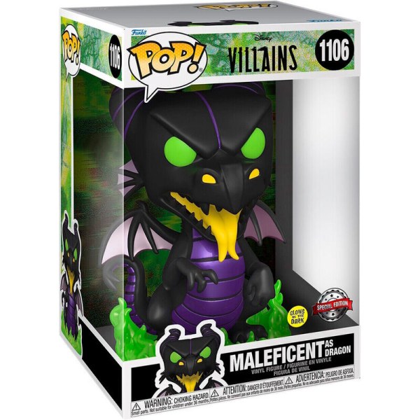 Figura POP! 1106 Disney Villains Maléfica como Dragón Exclusiva 25cm