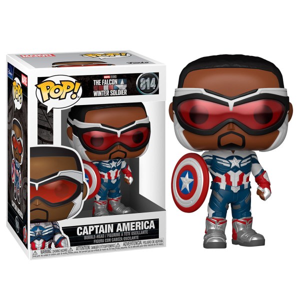 Figura POP! 814 Marvel The Falcon & Winter Soldier Capitán América