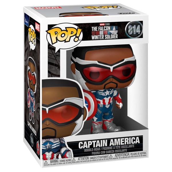 Figura POP! 814 Marvel The Falcon & Winter Soldier Capitán América