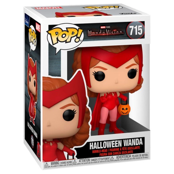 Figura POP! 715 Marvel WandaVision Wanda Halloween