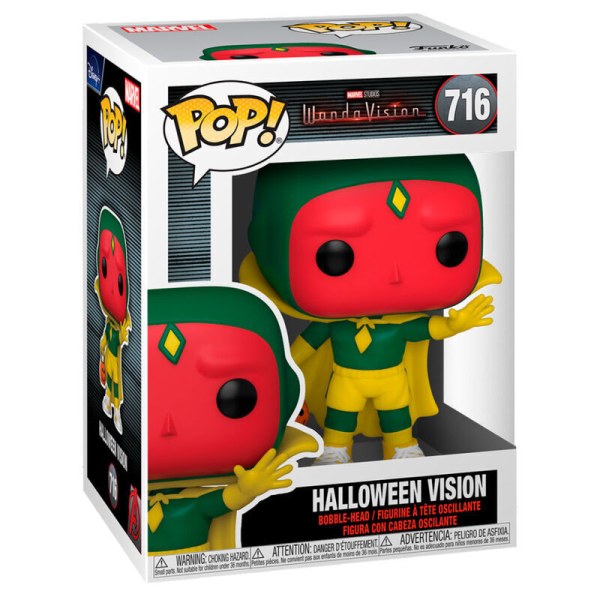 Figura POP! 716 Marvel WandaVision Vision Halloween