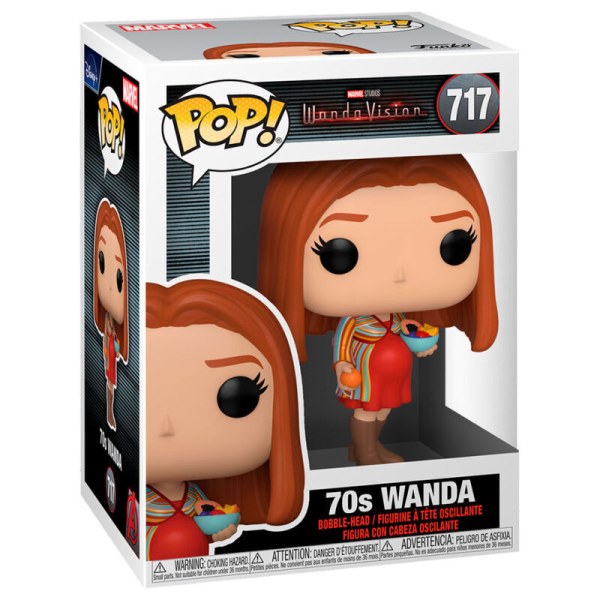¡POP! Figura 717 Marvel WandaVision Wanda 70s