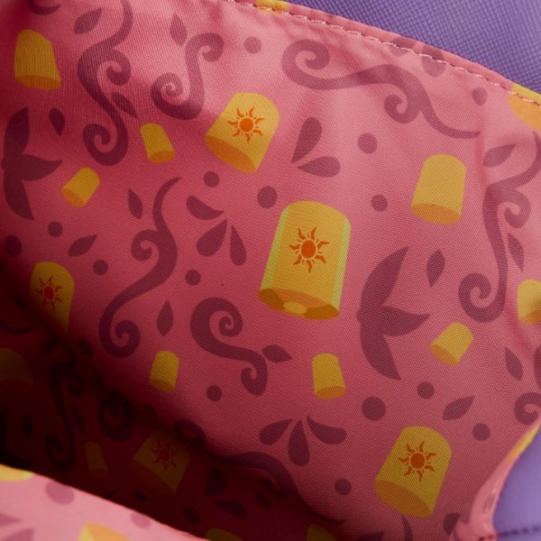 Mini Mochila con cordón linterna Enredados - DISNEY LOUNGEFLY