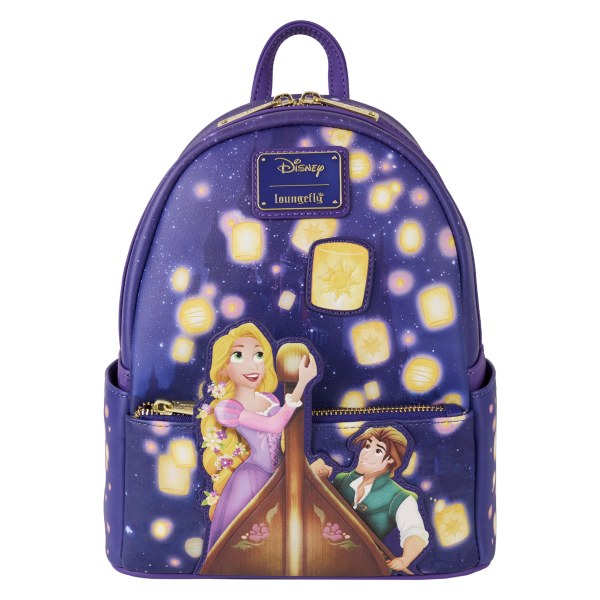 mini mochila con linterna de Enredados - DISNEY LOUNGEFLY