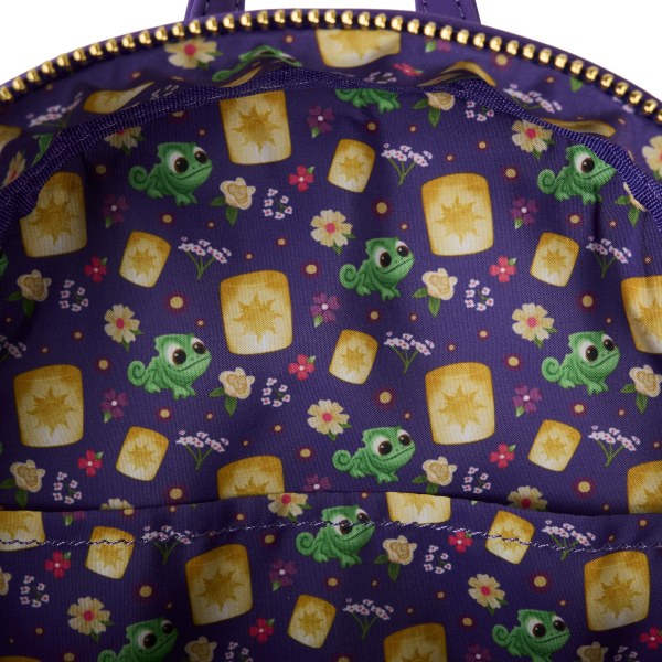 mini mochila con linterna de Enredados - DISNEY LOUNGEFLY