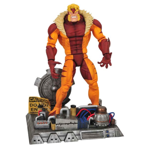 Figura articulada Dientes de Sable de Marvel X-Men 18cm