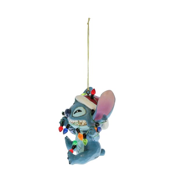 Stitch envuelto en luces Navidad - Adorno colgante - DISNEY TRADITIONS