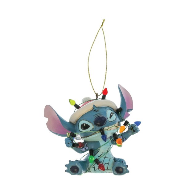 Stitch envuelto en luces Navidad - Adorno colgante - DISNEY TRADITIONS