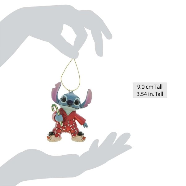 Adorno colgante de STITCH NAVIDAD en pijama - DISNEY TRADITIONS