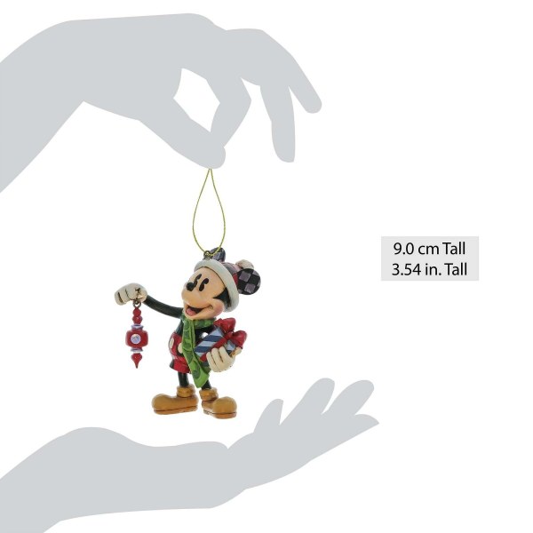 Adorno colgante de Mickey sosteniendo regalos - DISNEY TRADITIONS