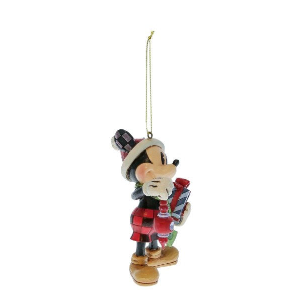 Adorno colgante de Mickey sosteniendo regalos - DISNEY TRADITIONS