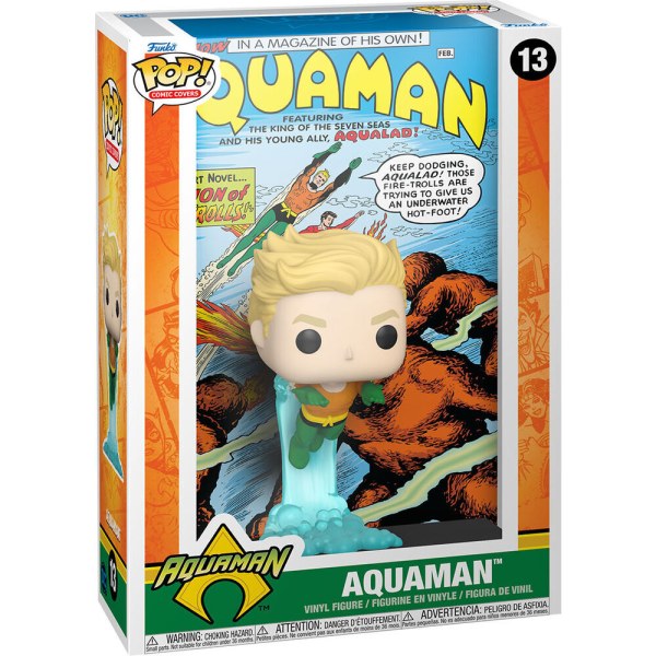 Figura POP! 13 de la portada del cómic DC Comics Aquaman