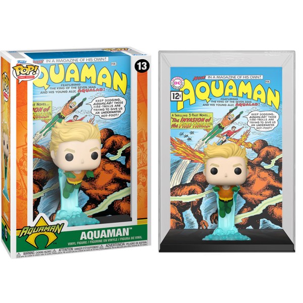 Figura POP! 13 de la portada del cómic DC Comics Aquaman