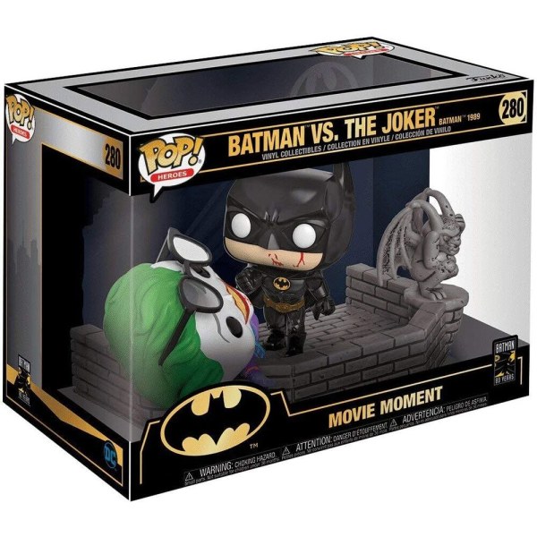 Figura POP! 280 DC Comics Batman 80.º aniversario Batman y Joker 1989