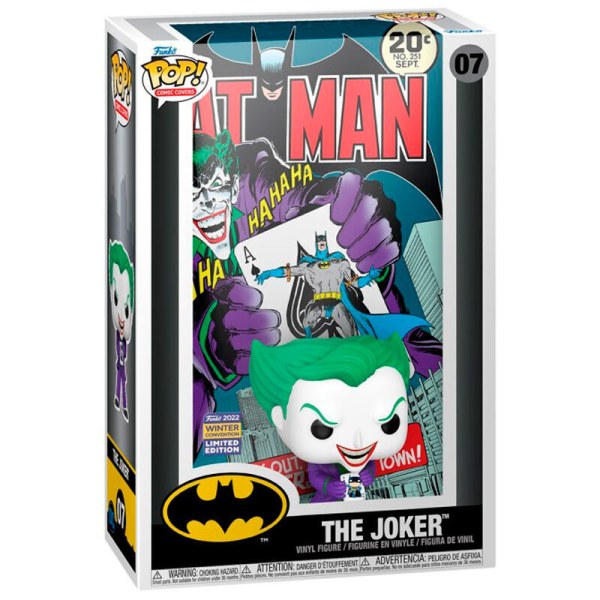 Figura POP! 07 Portada del cómic Batman El Joker Exclusiva