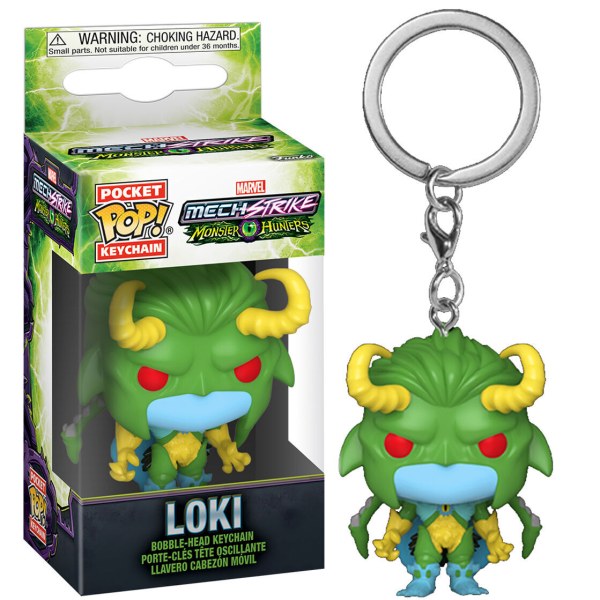 Llavero POP de bolsillo Marvel Monster Hunters Loki