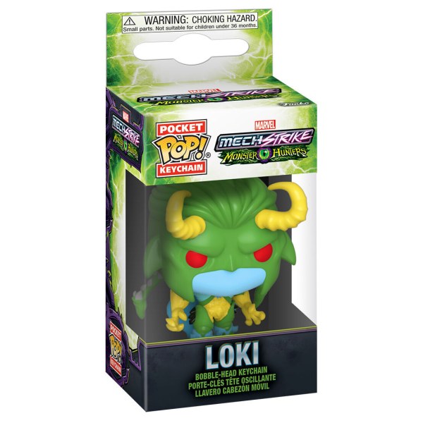 Llavero POP de bolsillo Marvel Monster Hunters Loki