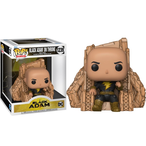 Figura POP! 1239 DC Comics Black Adam - Black Adam en el Trono