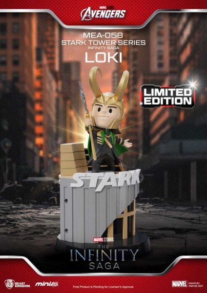 Figura Marvel Mini Egg Attack The Infinity Saga Stark Tower series Tony Stark & ​​Mark VII traje pod mod 12 cm