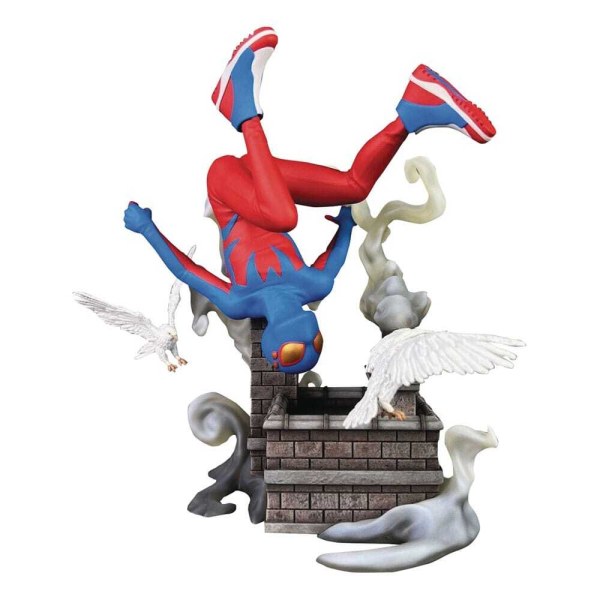 Diorama de la galería de cómics de Marvel Spider-Boy de 20 cm