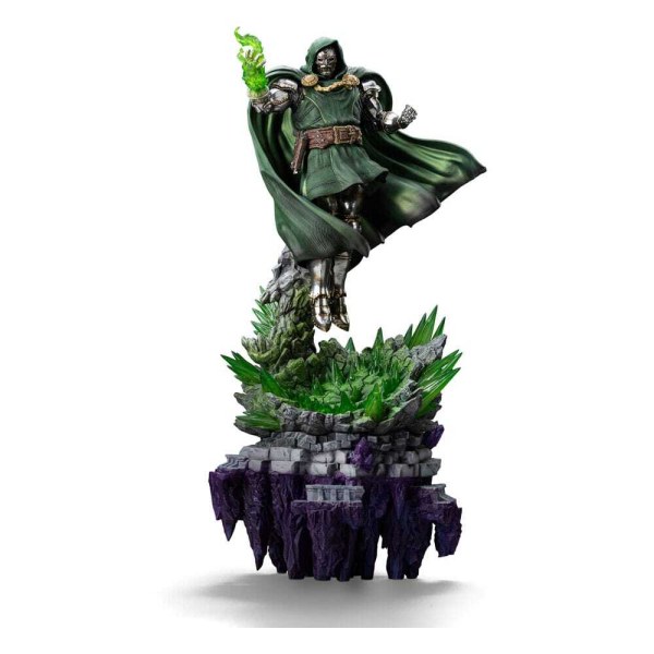 Estatuilla Diorama El Guantelete del Infinito Marvel Legends Escala de Arte 1 Infinity Doctor Doom Edición Deluxe 42 cm