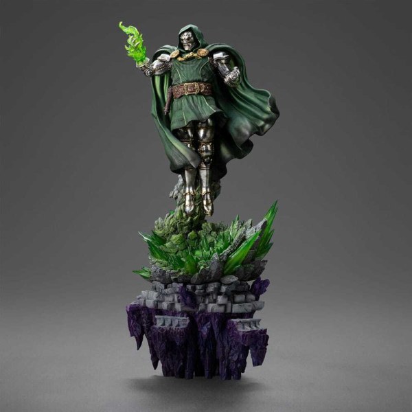 Estatuilla Diorama El Guantelete del Infinito Marvel Legends Escala de Arte 1 Infinity Doctor Doom Edición Deluxe 42 cm