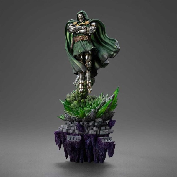 Estatuilla Diorama El Guantelete del Infinito Marvel Legends Escala de Arte 1 Infinity Doctor Doom Edición Deluxe 42 cm