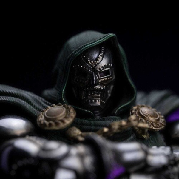 Estatuilla Diorama El Guantelete del Infinito Marvel Legends Escala de Arte 1 Infinity Doctor Doom Edición Deluxe 42 cm