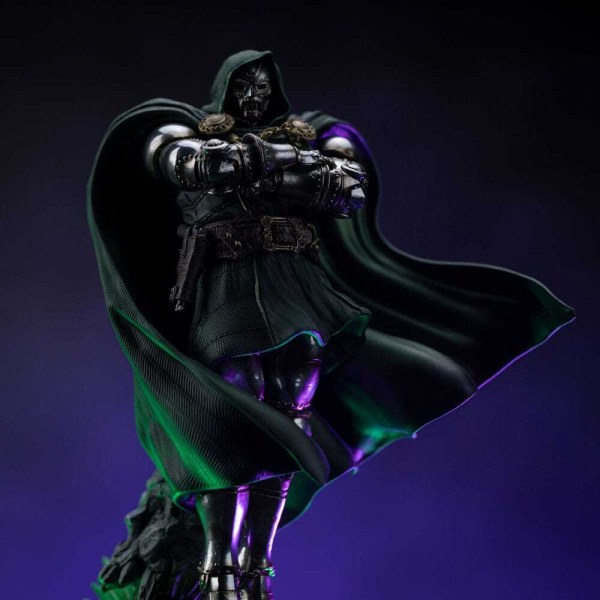 Estatuilla Diorama El Guantelete del Infinito Marvel Legends Escala de Arte 1 Infinity Doctor Doom Edición Deluxe 42 cm