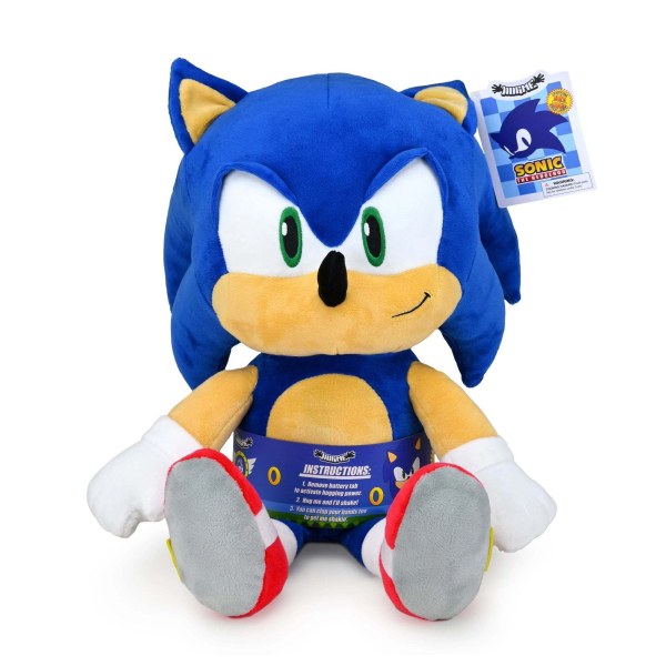 VIBRANTE PELUCHE DE SONIC THE HEDGEHOG