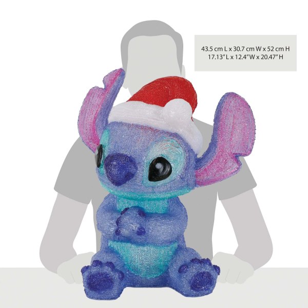 Figura de acrílico iluminada de STITCH - Disney D56
